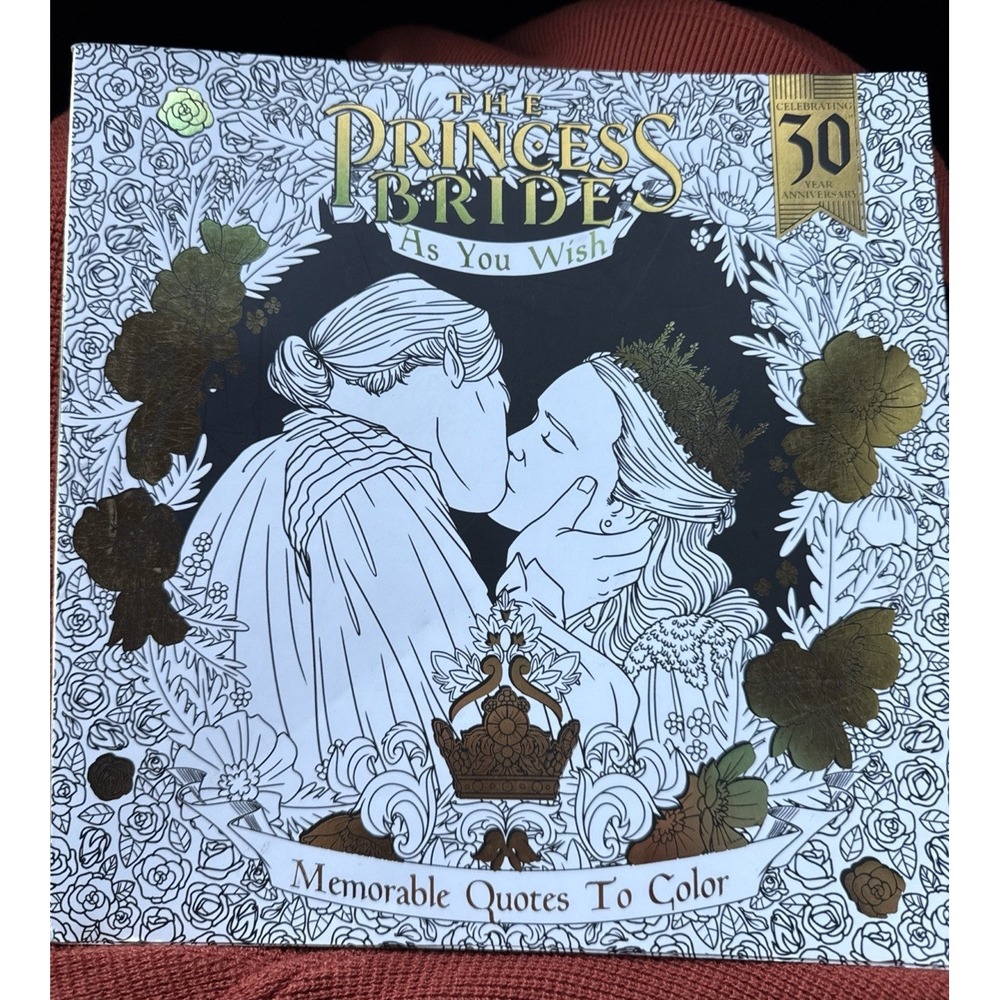 The Princess Bride: As You Wish Coloring Book (Pre-Owned, Uncolored)